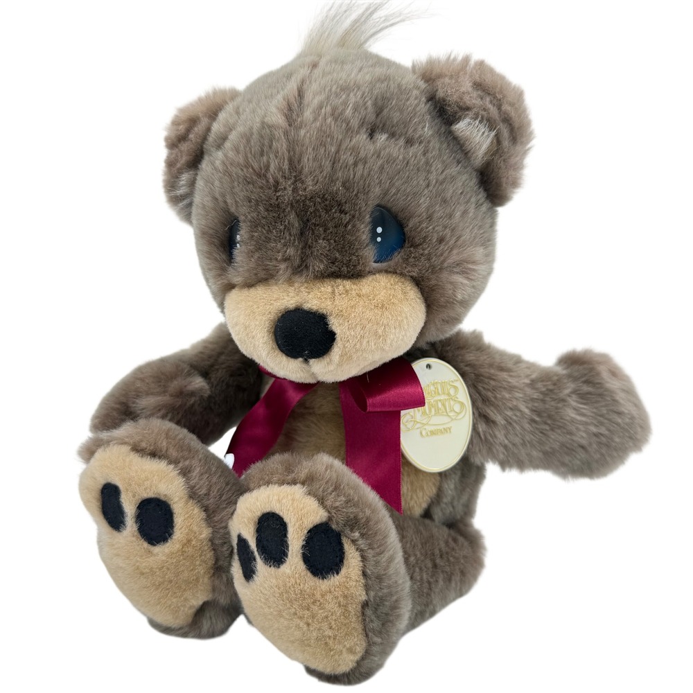 Vintage Precious Moments company Charlie Plush Teddy Bear Brown 1993 collectible